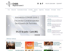 Tablet Screenshot of cnbbleste2.org.br